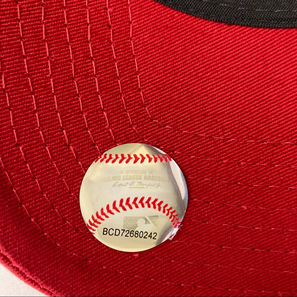 Los Angeles Angels hat / cap baseball red NWT - Picture 9 of 11